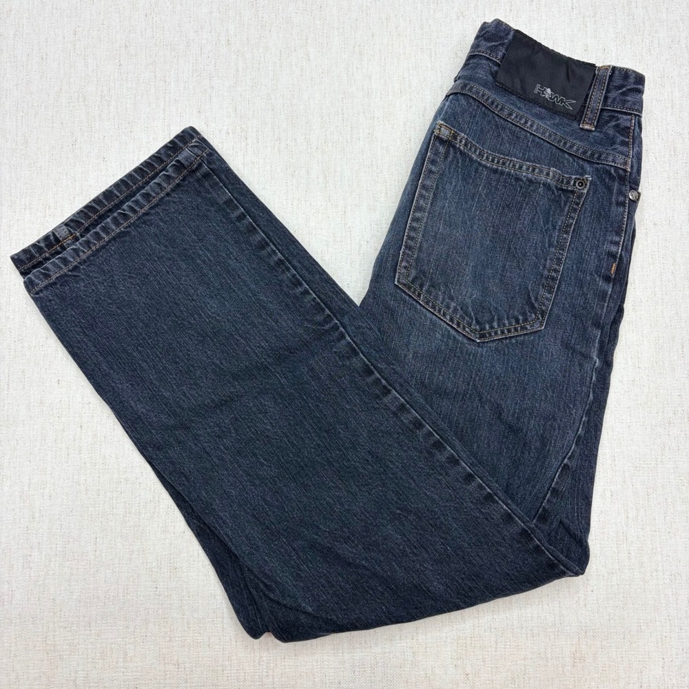 Tony Hawk Boys Y2K Straight Leg Jeans Dark Wash Size 18 Skateboarding Pants Nice